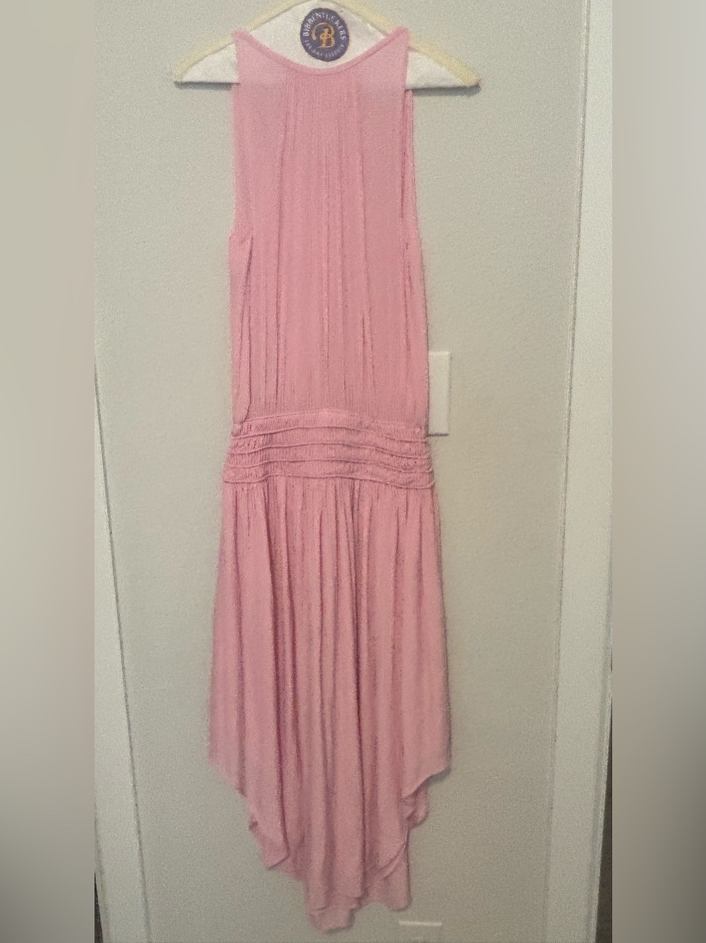 Ramy Brook Soft Pink High-Low Maxi Dress